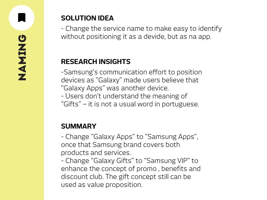 Galaxy Gift — repensar o relacionamento com o produto — página 37